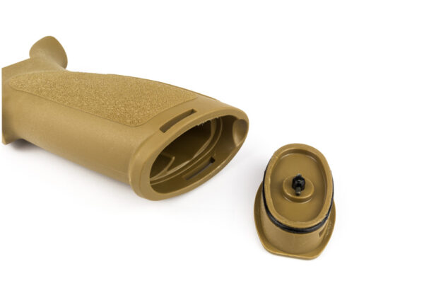 Griff V7 mit Staufach für Werkzeug, RAL8000 (237857) – Bild 2